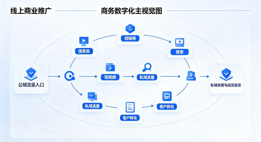 新华区线上商业推广怎么做？全域流量闭环搭建与低成本转化实战指南